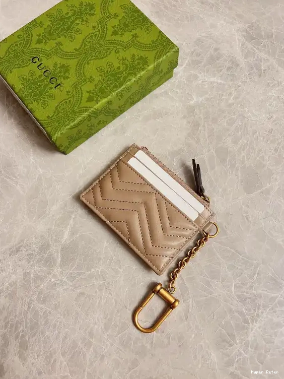 Hyperpeter GG Marmont wallet Gucci keychain 0704